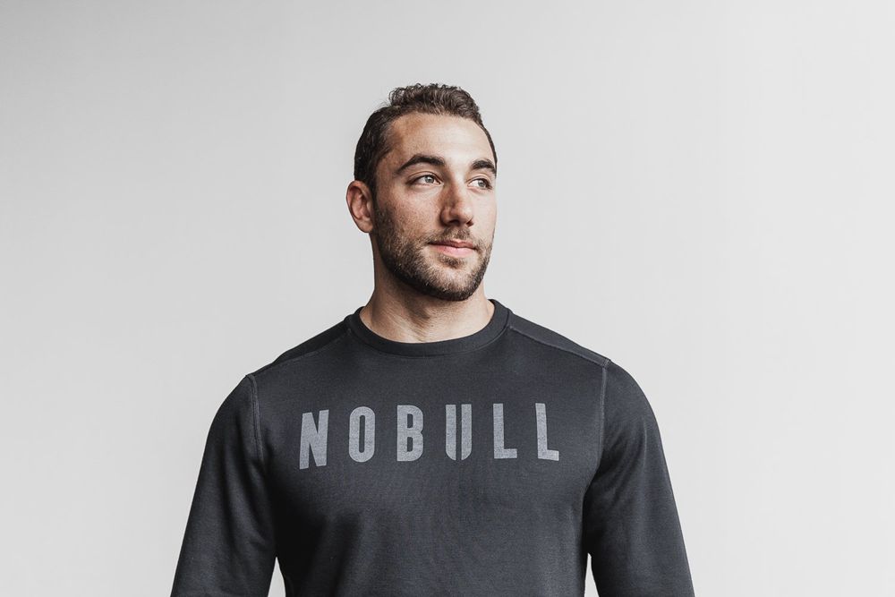 Sweats NOBULL Homme Noir - NOBULL Crew,France (2640-TUBWZ)